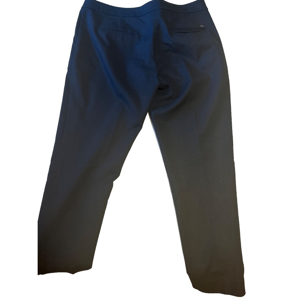 Tommy Hilfiger Pants Womens Size 8 Navy Blue Casual Flat Front Chino Ladies - Picture 3 of 5